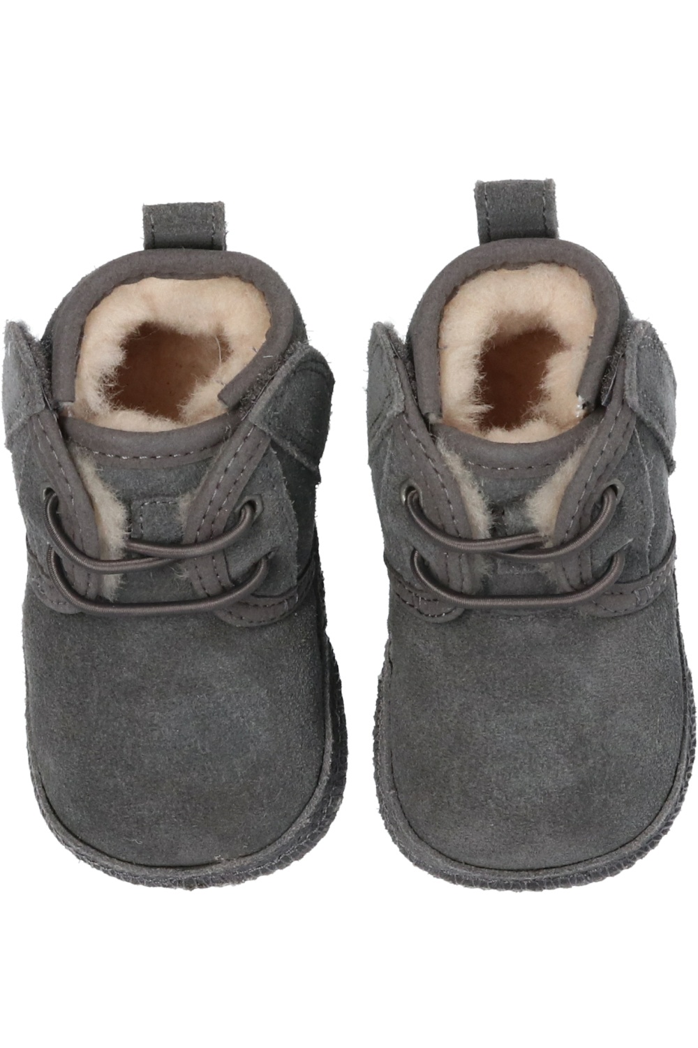 UGG Kids ‘Baby Neumel’ suede Ribbo boots